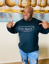 Load image into Gallery viewer, I Am Restor'd Men Long Sleeve Black Shirts