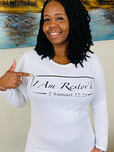 Load image into Gallery viewer, I Am Restor'd - Women's Long Sleeve in White
